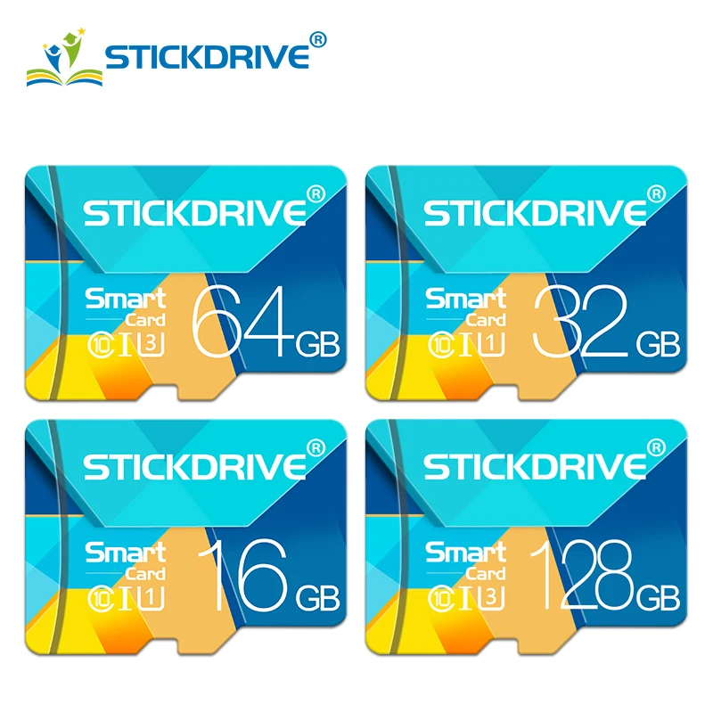 Карта micro sd с реальной емкостью 128 ГБ 64 32 16 8 4 Гб TF карта класса 10 памяти cartao de memoria