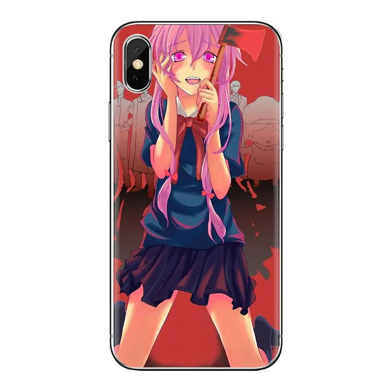 Чехол для телефона с Юно гасай из) костюм Мирай Никки аниме huawei G7 G8 P7 P8 P9 Lite Honor 4C 5X 5C