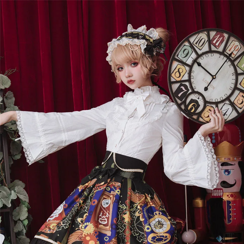 Элегантная кружевная кремовая блузка из хлопка на шнуровке Женская приталенная