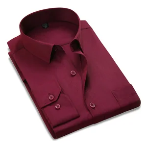 Мужская рубашка с длинным рукавом, облегающая формальная рубашка для свадьбы, DS267, 2020