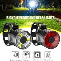 waterproof bicycle cycling taillights led safety warning light with 3 modes bike front and taillights bicycle accessories