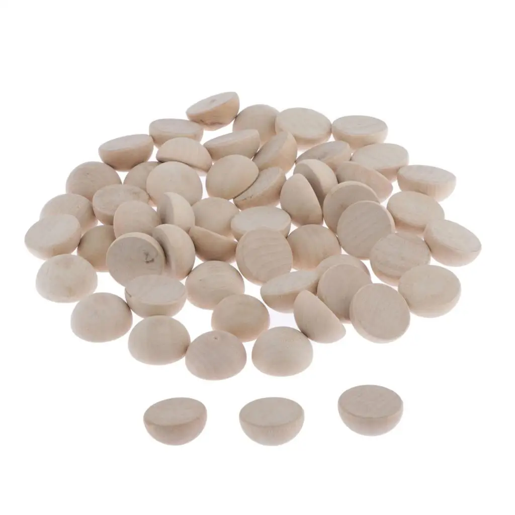 

Игрушка-конструктор детский деревянная полусфера, 2 см, 50 шт.