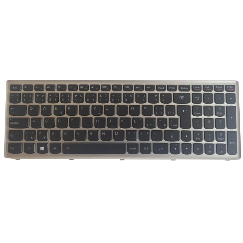 Клавиатура для ноутбука Lenovo Ideapad Z710 U510 Чешский CZ/Nordic NE/Турция TR клавиатура с