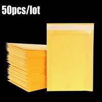 50pcs kraft paper bubble envelopes bags bubble mailing bag mailers padded shipping envelope business supplies various sizes
