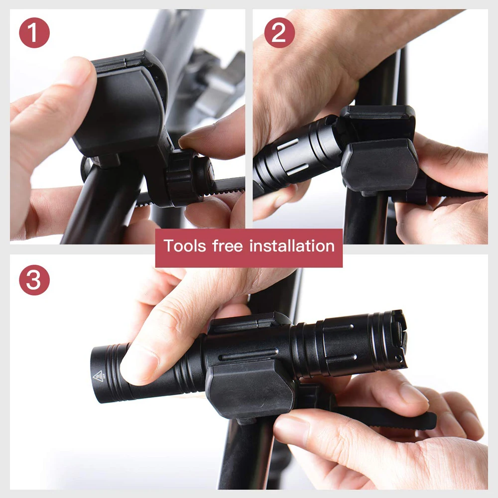 Держатель светильник ря универсальный велосипедный светодиодный