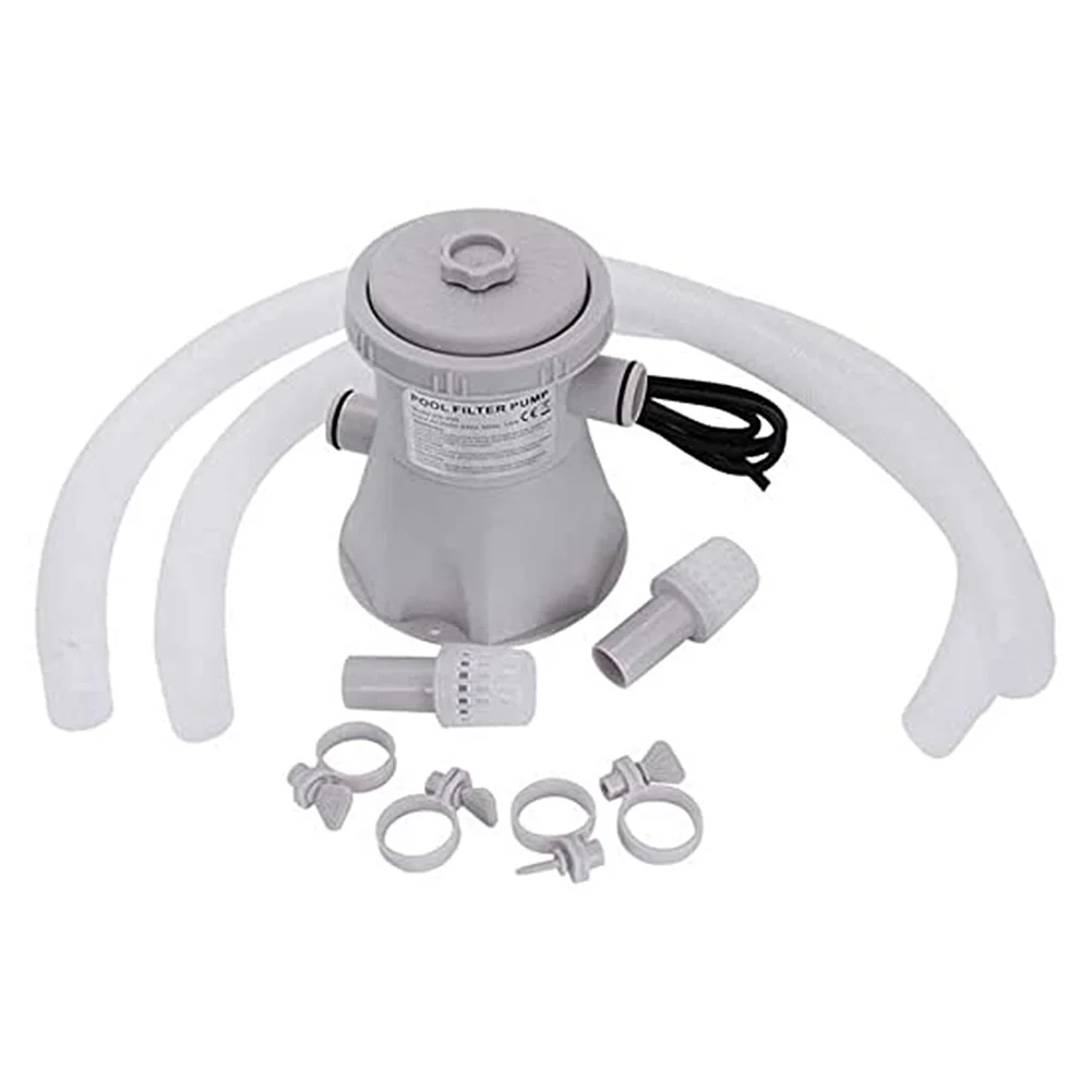 

Electric Swimming Pool Cartridge Filter Pump For Above Ground Pools Cleaning Tool Paddling Pool Water Pump Filter Kit 240V