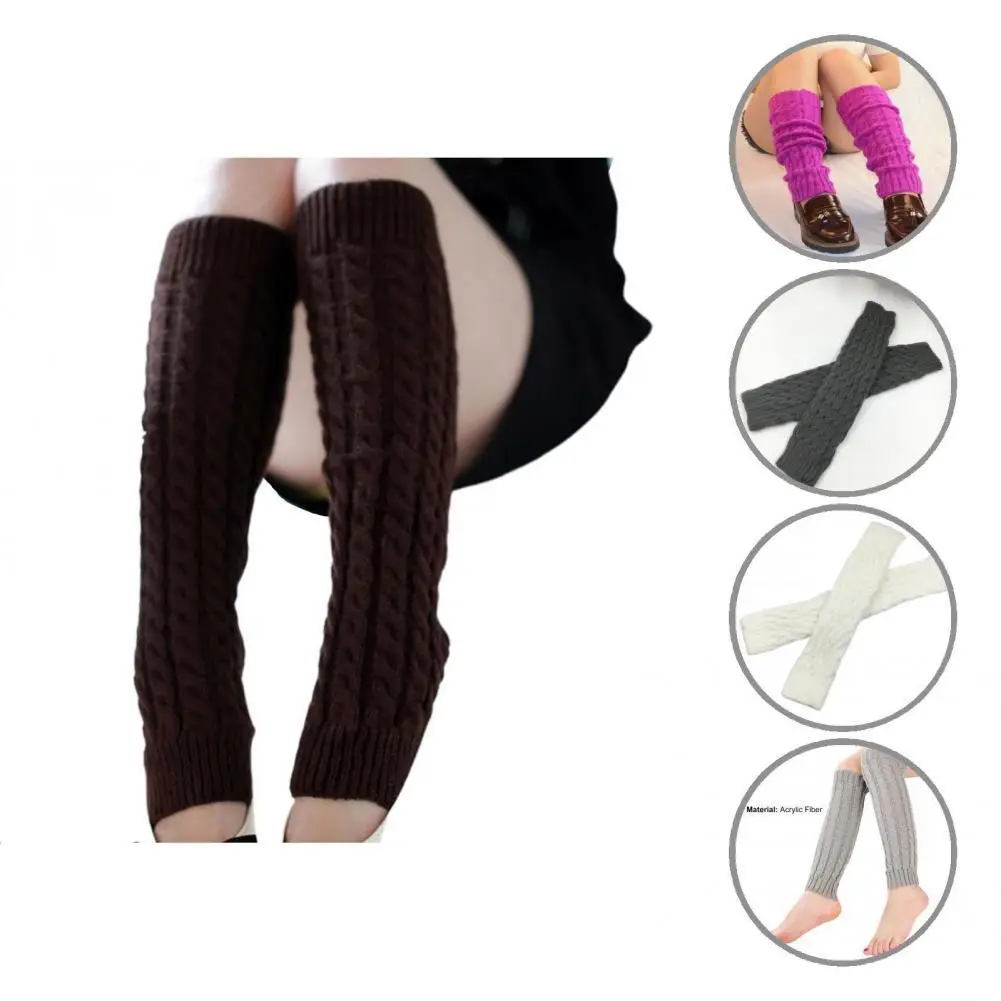 

Popular Long Boot Socks Crochet Lightweight Women Girls Knitted Long Leg Warmers Knit Leg Warmers Leg Warmers 1 Pair