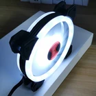 Чехол для компьютера RISE-PC охлаждающий вентилятор светодиодный 120 мм тихий высококачественный охлаждающий вентилятор для компьютера кулер для процессора