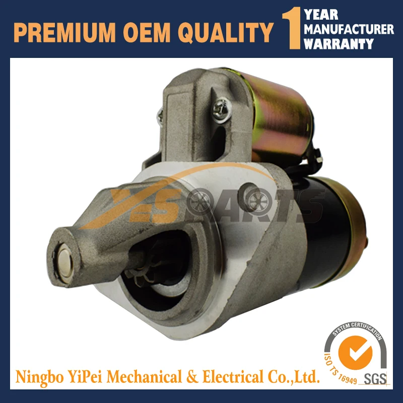 Новый Стартер для YANMAR судового двигателя 3GM 3GM30 3GMD 3GMF S114303A|Детали альтернатора и