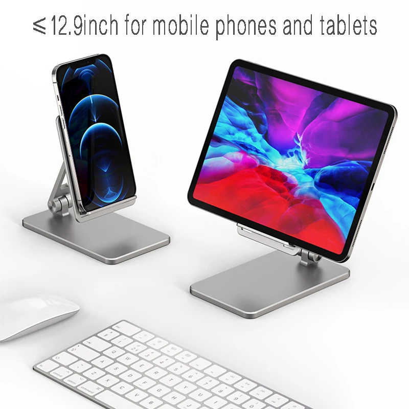 Портативный держатель для планшета алюминиевый регулируемый складной кронштейн