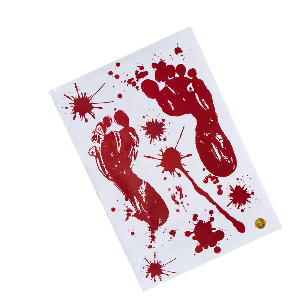 3D наклейки для автомобиля украшение на Хэллоуин призрак ужас пальцы ножки