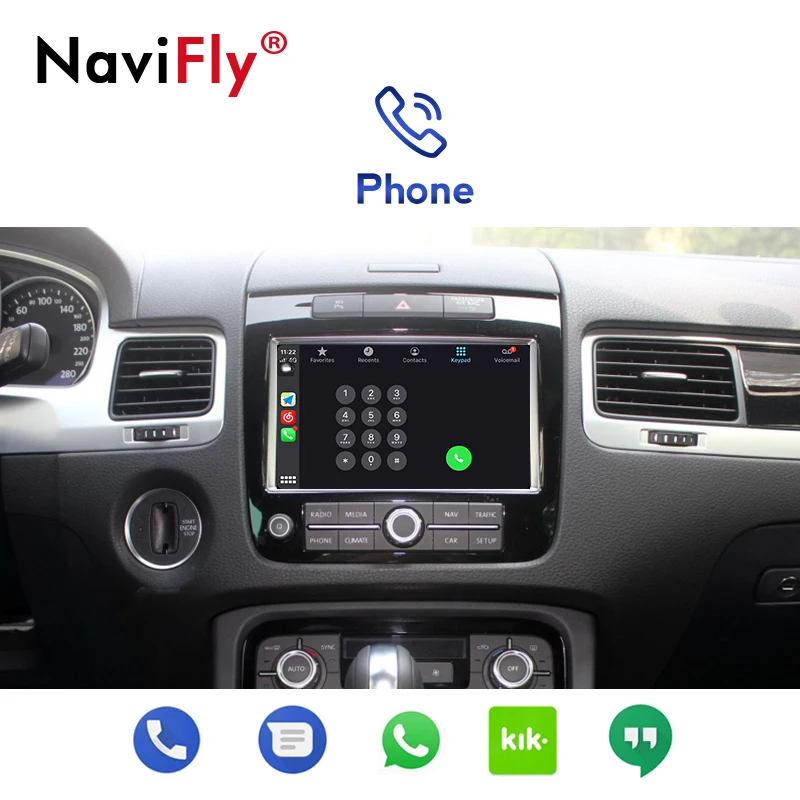 Car Multimedia Video universal Navigation Android Box Wireless Carplay For Volkswagen VW Touareg support Mirror-Link camera | Автомобили и