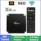 Лучший neo коробка X96 mini neo tv box Android 9,0 full hd Quad-core media player 2G16G neo pro 2 Смарт ТВ ящик neo x Декодер каналов кабельного телевидения