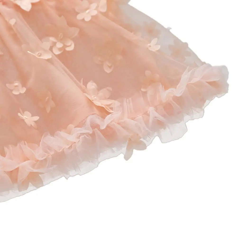 

Baby Girls Summer Floral Dress Toddler Infant Kids Lace Princess Dresses Party Sleeveless Dresses