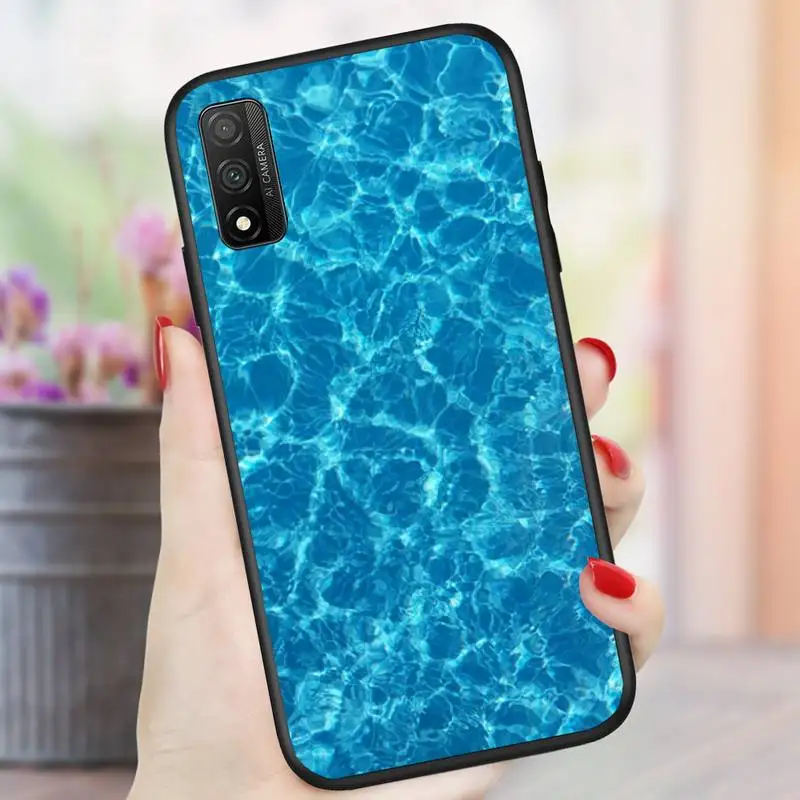 

Blue Sea Summer Phone Case For Huawei Y5 Y6 Y7 Y8 Y9 Nova 4 5 6 7 Pro Se Soft Back Cover