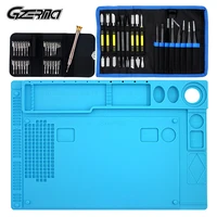 43 in 1 laptop repair toolkit with repair mat24pcs bits screwdriver repair tools kit for macbook pro air xiaomi tablet pc diy