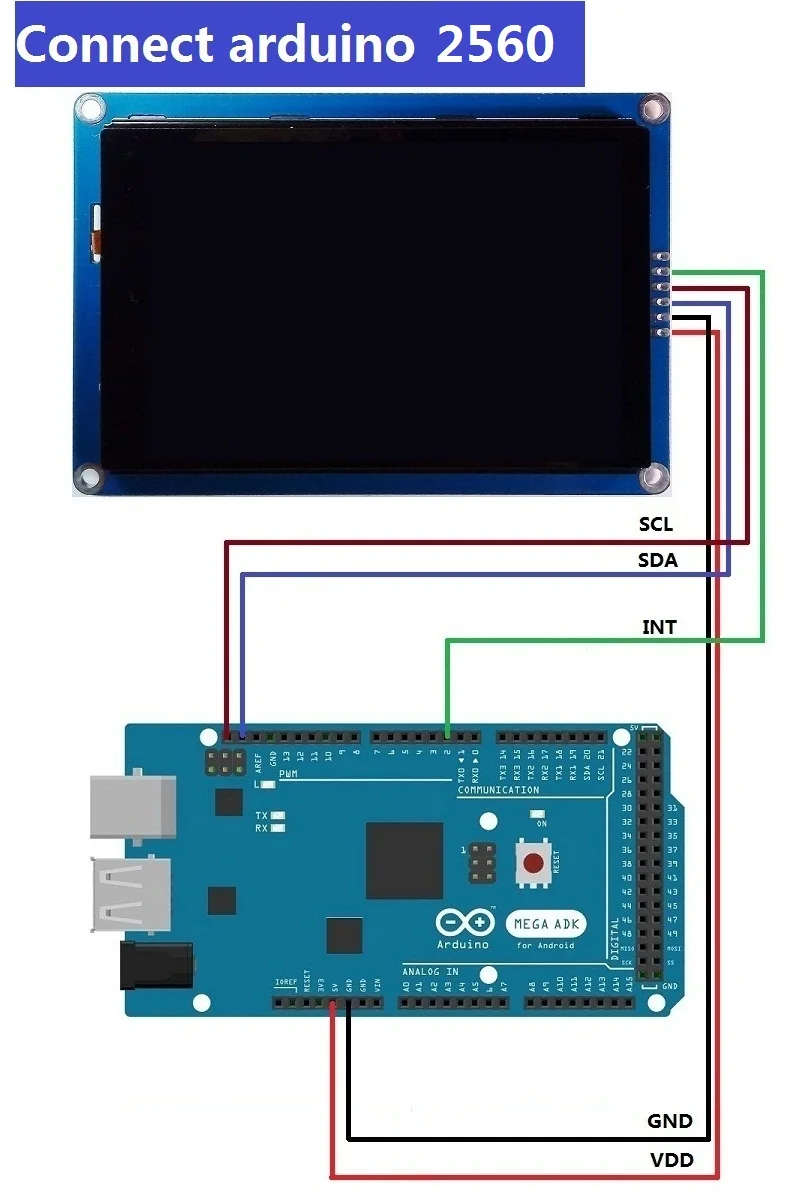 Новинка 2 8 дюйма 3 5 4 0 HMI IEC IIC ЖК дисплей модуль емкостный сенсорный экран 480x320 для