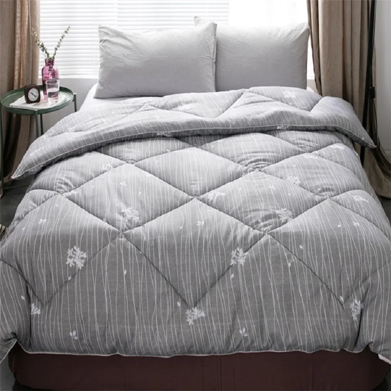 Новинка 2020 постельное белье с цветочным принтом летнее одеяло стеганое Twin Queen