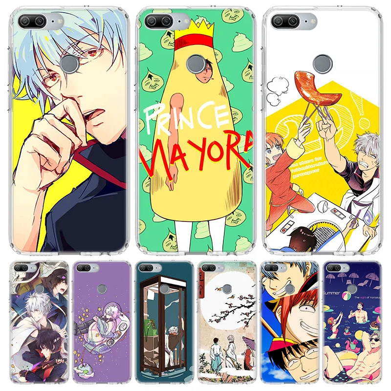Чехол Gintama Kagura Amine для телефона Huawei Y5 Y6 Y7 Y9 Honor 10 Lite 9 9X 8A Pro 8S 8X P Smart Z 2019 7A 7X 20 10i |