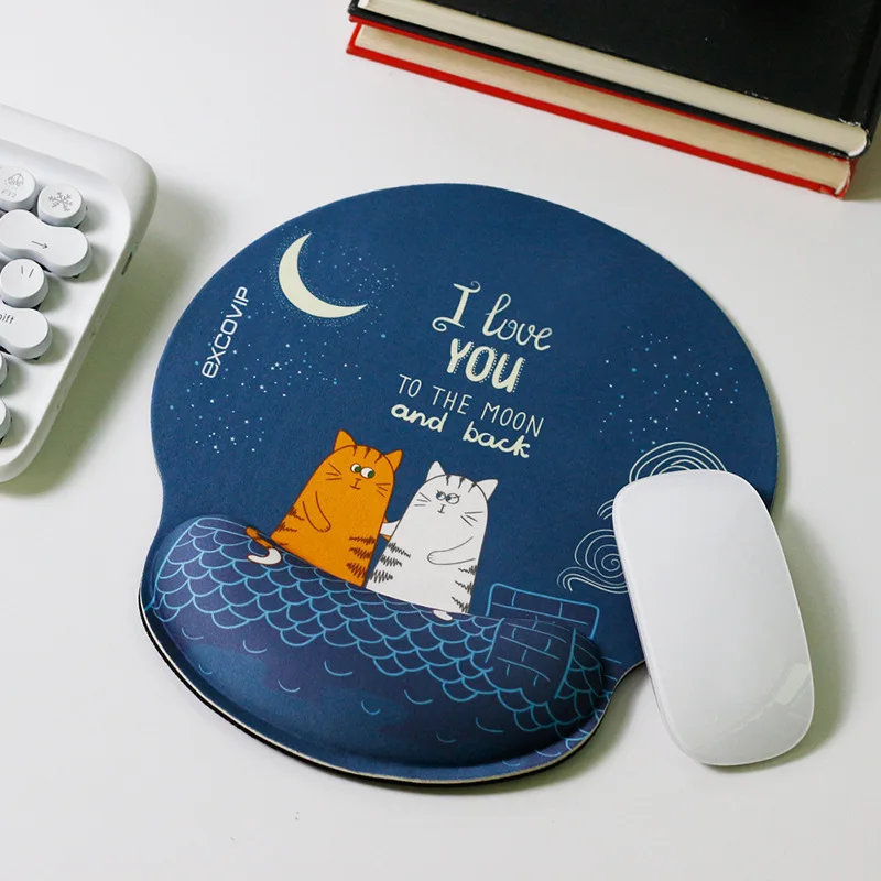 

Cute Cartoon Comfortable Mouse Pad Wristband Oversized Office Cute Girl Stereo Silicone Mouse Wrist Pad