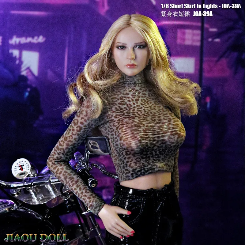 

Женское облегающее платье-Топ с длинным рукавом, красное короткое платье-юбка для тела 12 дюймов, 1/6