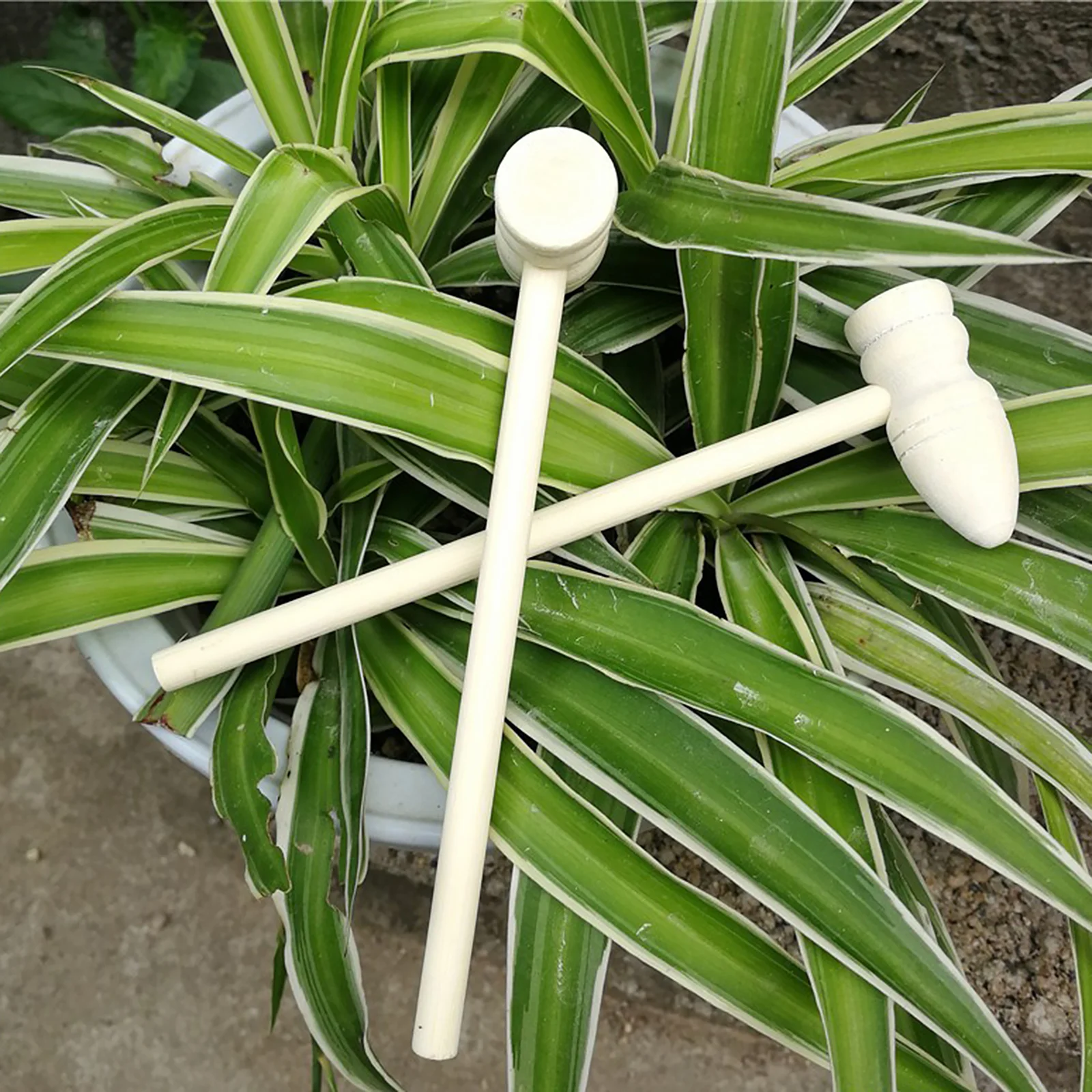 

10 Pieces Mini Wooden Hammer toy kid Mallets Hammer Ball Toy Pounder For Seafood Lobster Crab Leather Craft Jewelry Crafts props