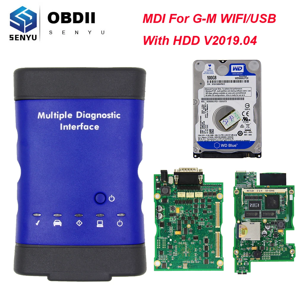 MDI для GM V2019.04 множественный диагностический интерфейс OBD2 wifi USB сканер OBD 2 OBD2 автомобильный диагностический инструмент MDI Wi-Fi сканер