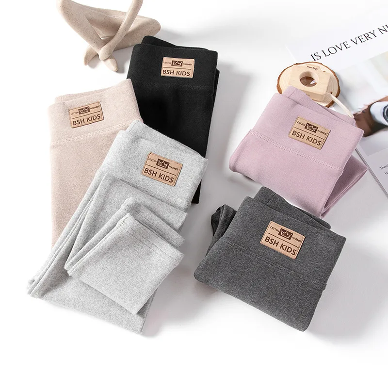 

Зимние Детские Бархатные леггинсы для девочек, утепленные брюки, теплые леггинсы для маленьких девочек, детские повседневные спортивные бр...