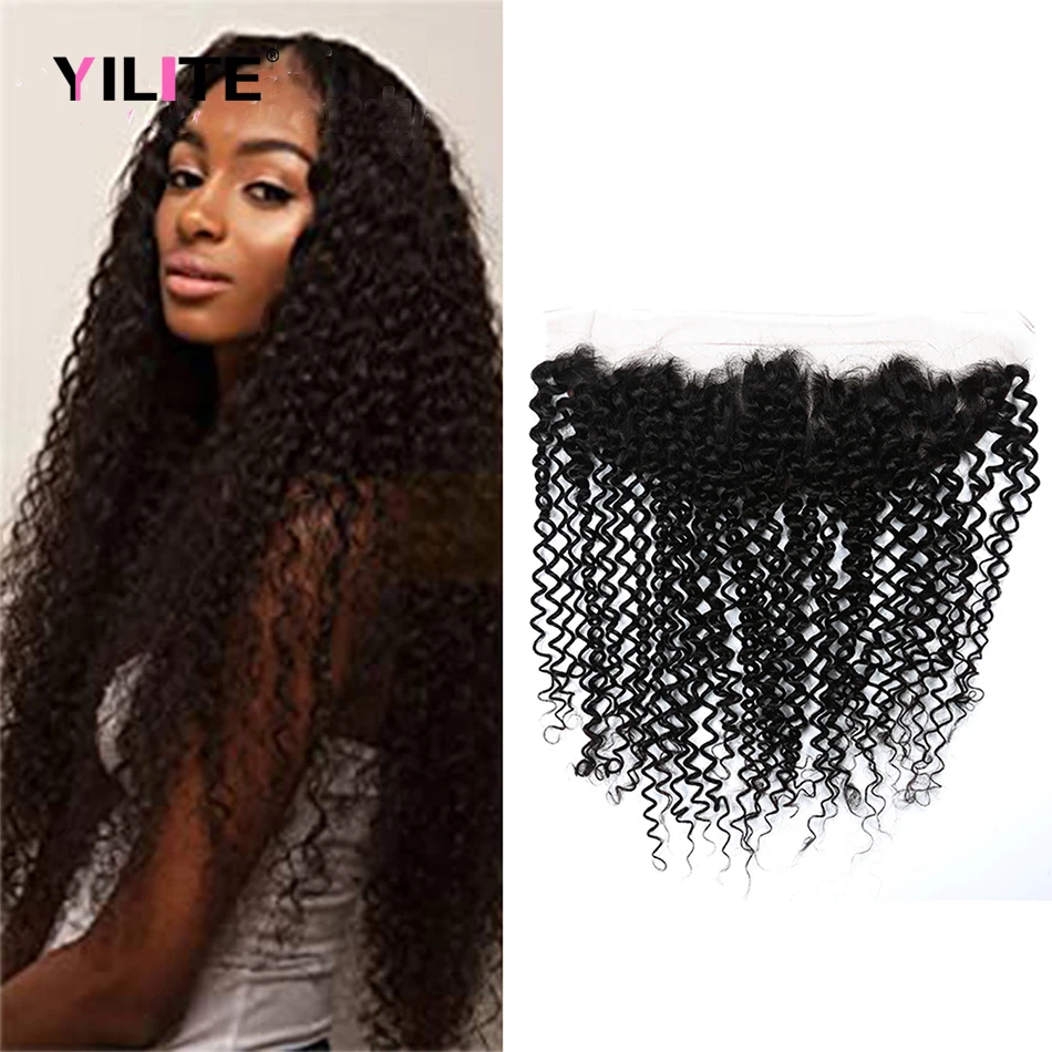 

Кудрявые 13x4 кружева Фронтальная закрытия только натуральные 100% индийские неповрежденные человеческие волосы фронтальные 20 22 дюйма предва...