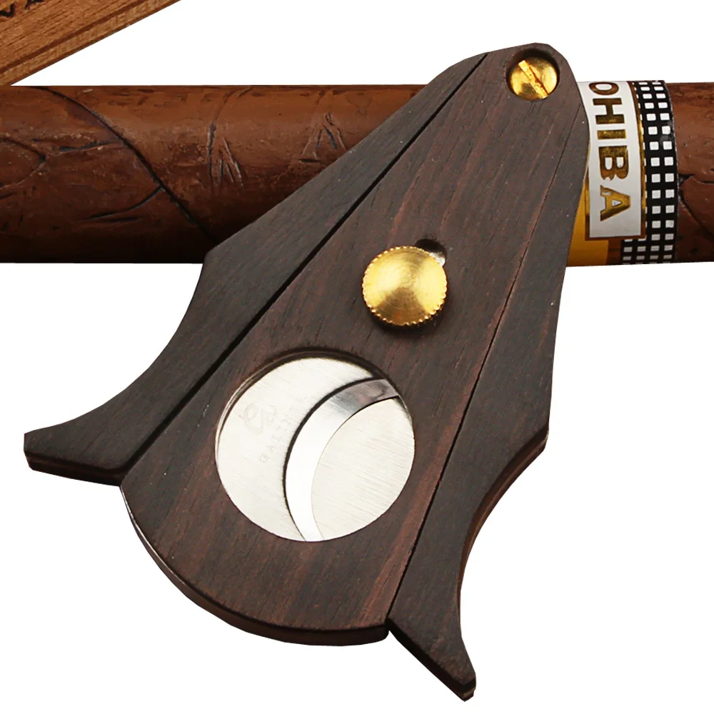 GALINER портативный резак для сигар из нержавеющей стали с двойным острым лезвием