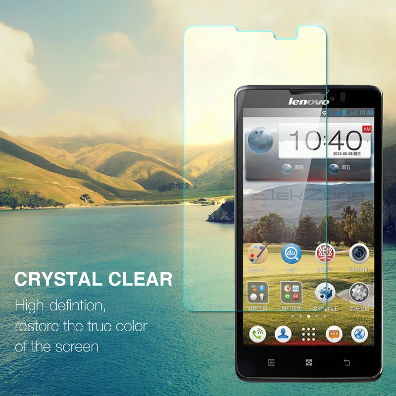 Закаленное стекло с нанопокрытием 9h для экрана телефона пленка HD lenovo P780 2.5D