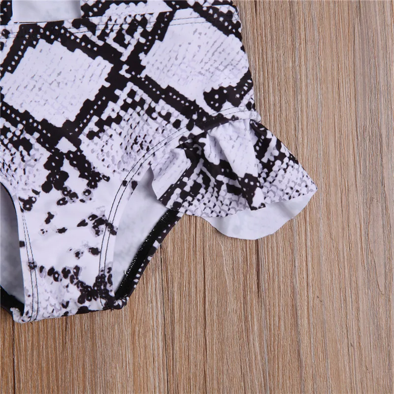 

2021 Summer New Style Toddler Bodysuit Swimsuit Sleeveless Lattice stitching Vertical Stripes Pattern Summer Clothing