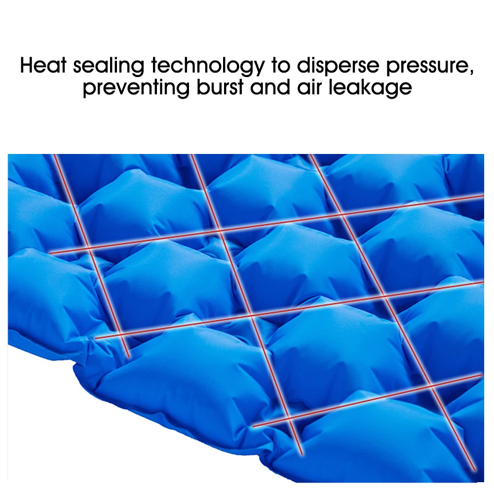 Туристический надувной матрас самонадувной с подушкой для сна туризма походов |