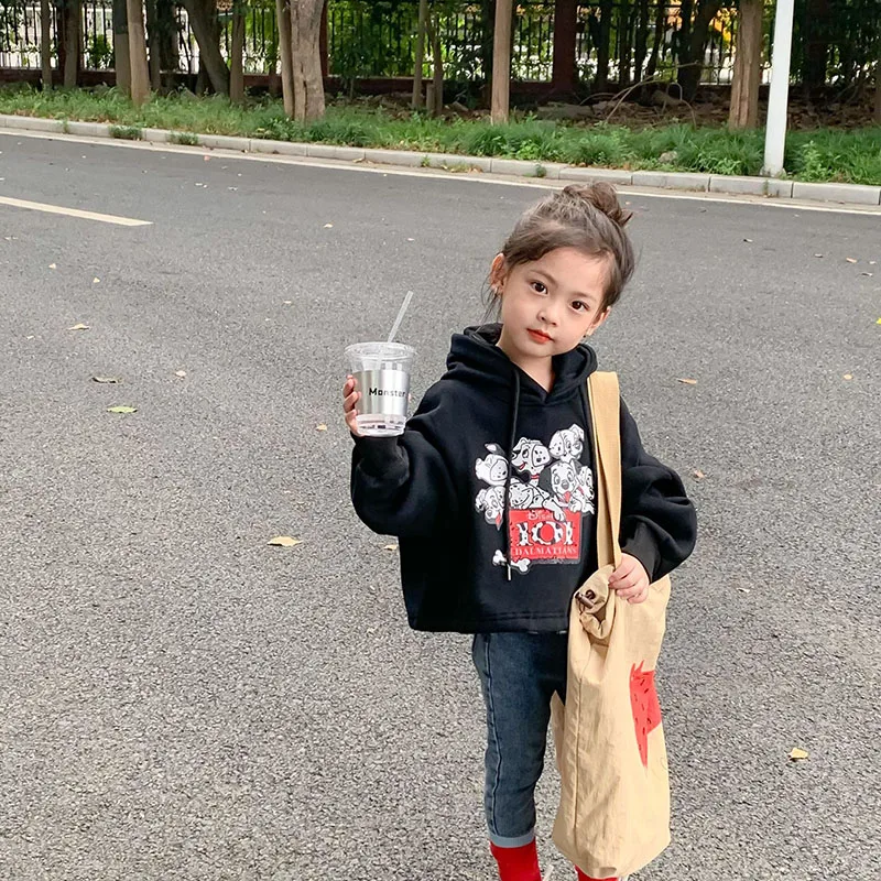 

Новинка осени 2021, детская одежда, короткие толстовки с принтом для девочек, плюшевый Топ, одежда 2-333