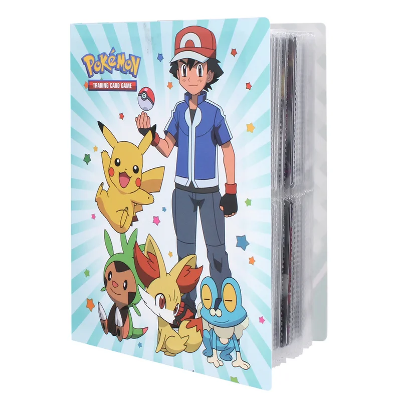 

240 PCS Pokemon Pikachu Cards Album Book Cartoon Anime New Game Card Charizard Vmax Holder Collection Folder Kid Cool Toys Gift