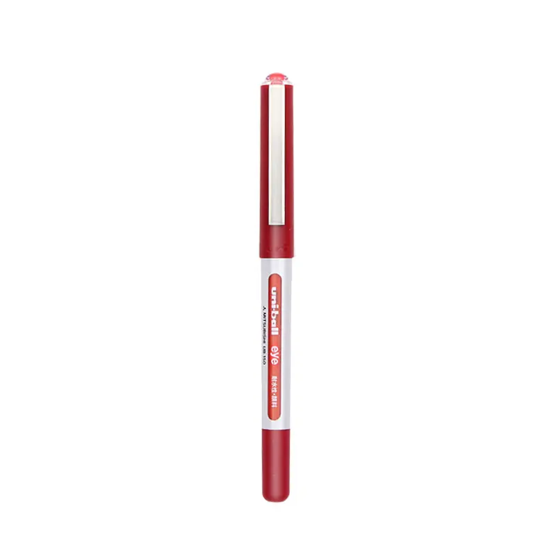 red 0.5mm 1Pcs 1 шт. UNI UB-150 гелевая ручка прямая жидкая ручка 0,38/0,5 мм красный синий черный цвет канцелярские принадлежности для офиса, бизнеса и школы - Цвет: red 0.5mm 1Pcs
