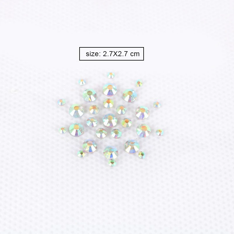 Исправленное железо Стразы с кристаллами и камнями в форме сердца | Дом сад