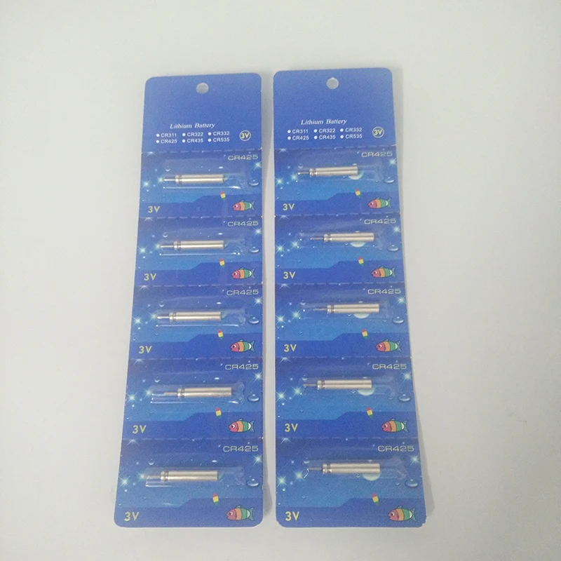 

20pcs/50pcs Rechargeable CR425 Battery Match USB to Use Suit for Different Charger Fishing Tackles Fishing Floats Accessory J047