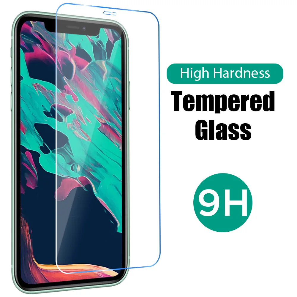 Защитное стекло для экрана iPhone 11 Pro Max X XR 5 5S SE защита из закаленного стекла 8 6 6s Plus 12