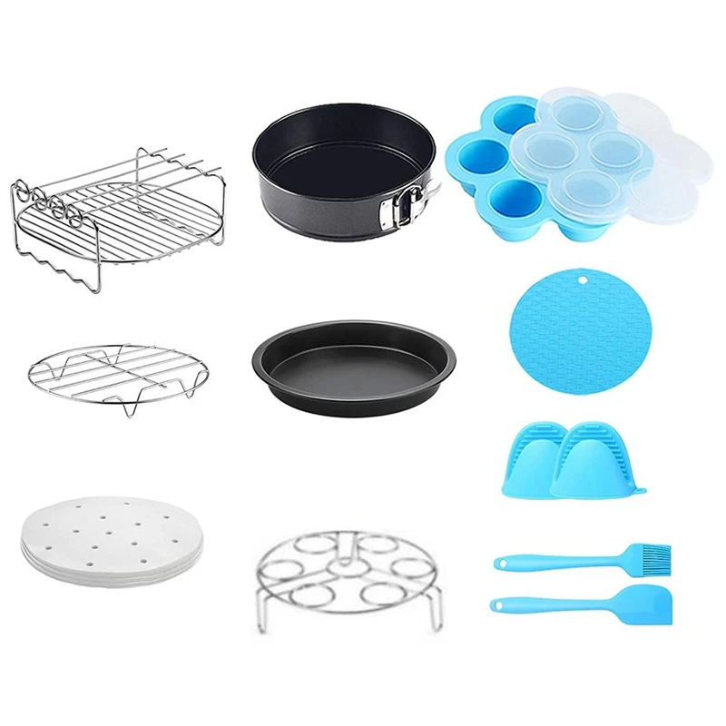 

Air Fryer Pressure Cooker Accessories Compatible for Ninja Foodi 8 Qt - Including Springform Pan, Pizza Pan