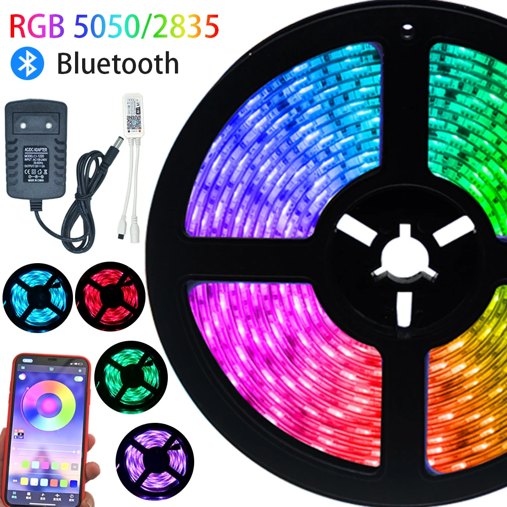 Светодиодные ленты светодиодные светильники RGB5050 водонепроницаемые меняющие