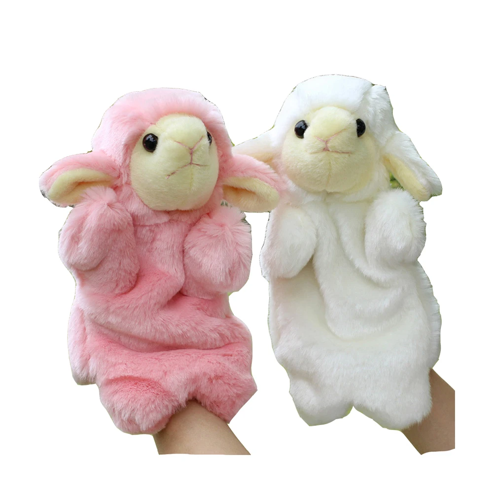 BOLAFYNIA Розовая белая овечка Куклы Дети ручная кукла игрушки малыш ребенок