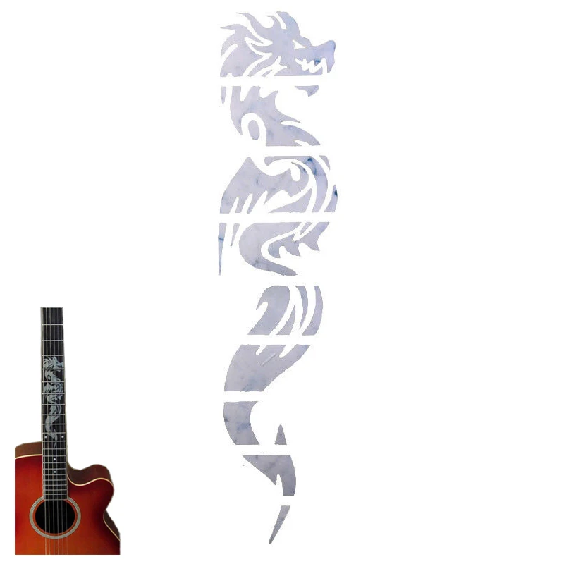 Наклейки с инкрустацией для гитары наклейки изображением дракона и