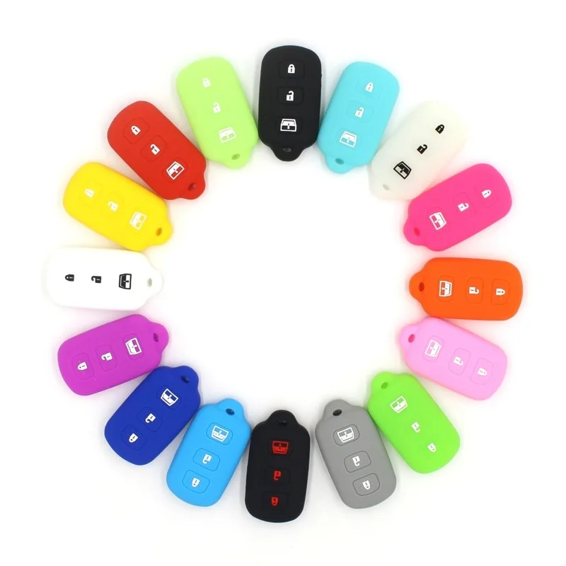 4 кнопки мягкий силиконовый дистанционный смарт-ключ для автомобиля чехол брелок