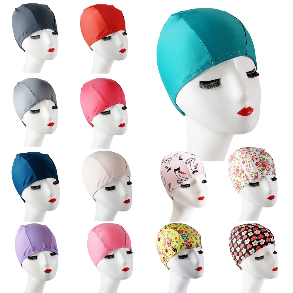 Swimming Cap Women Waterproof Hair Protection Caps for Men with Dreads Swim Caps for Women Pool Party Birthday Hat Pink Scuba