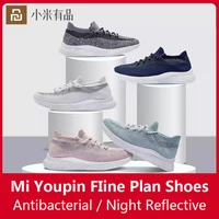 youpin fine plan men women casual shoes white walking antibacterial night vision pink sport running shoes non slip sock sneakers