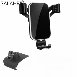 luxurious gravity car cell phone holder air vent stand clip mount for porsche macan gps support accessories for smartphone free global shipping