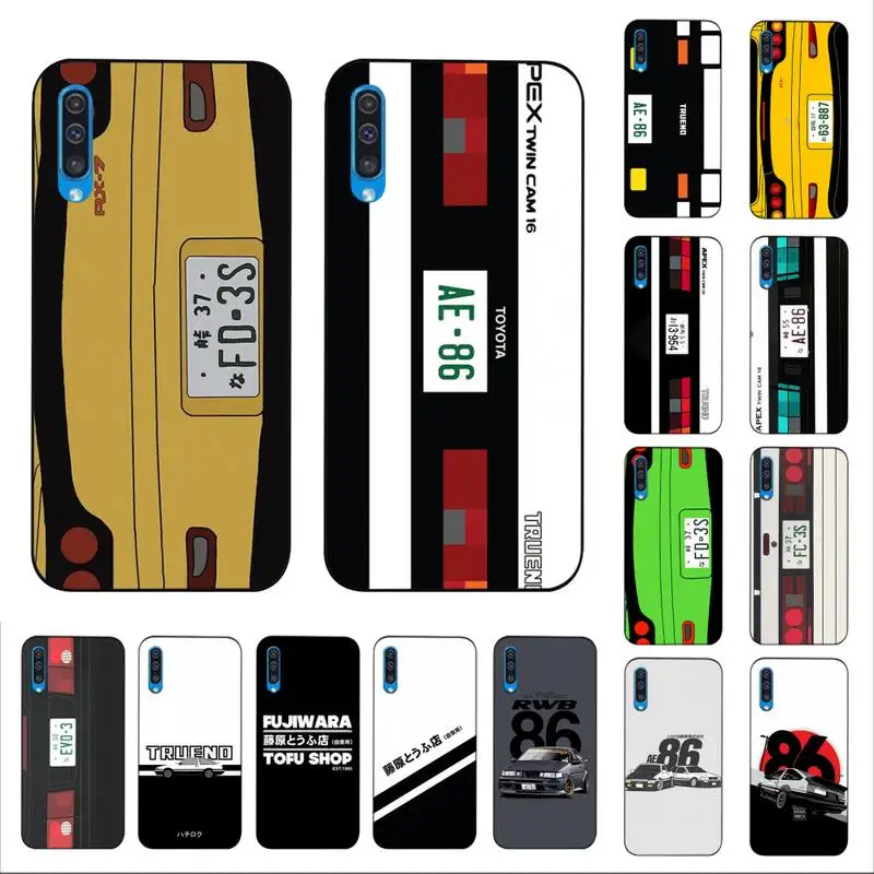 

Yinuoda Initial D Car Taillight Phone Case for Samsung A51 01 50 71 21S 70 10 31 40 30 20E 11 A7 2018