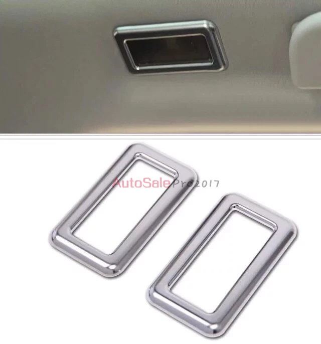 Матовый серебристый ABS хромированный интерьерный светильник для люка спереди и