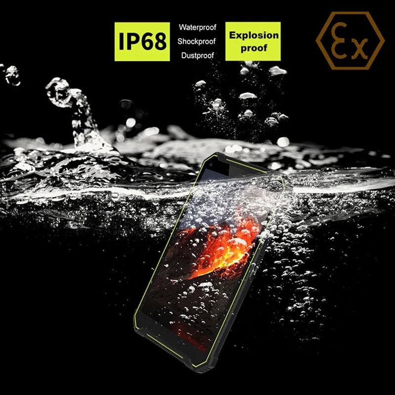 Прочный компьютер на базе Android 10 0 со сканером штрих-кода IP68 6 ГБ ОЗУ 128 Гб ПЗУ NFC 1000